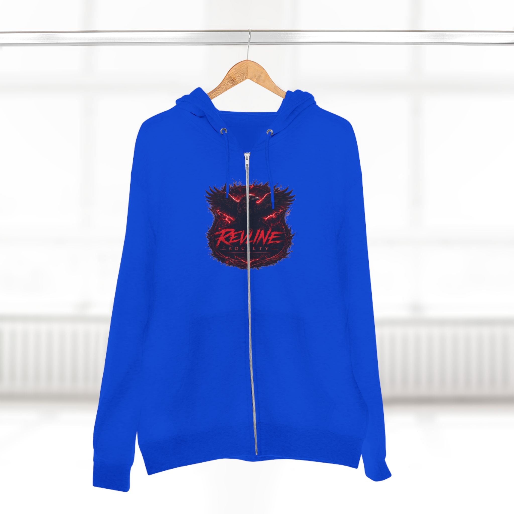 Revline Society "UNFAZD" Zip-Up Hoodie