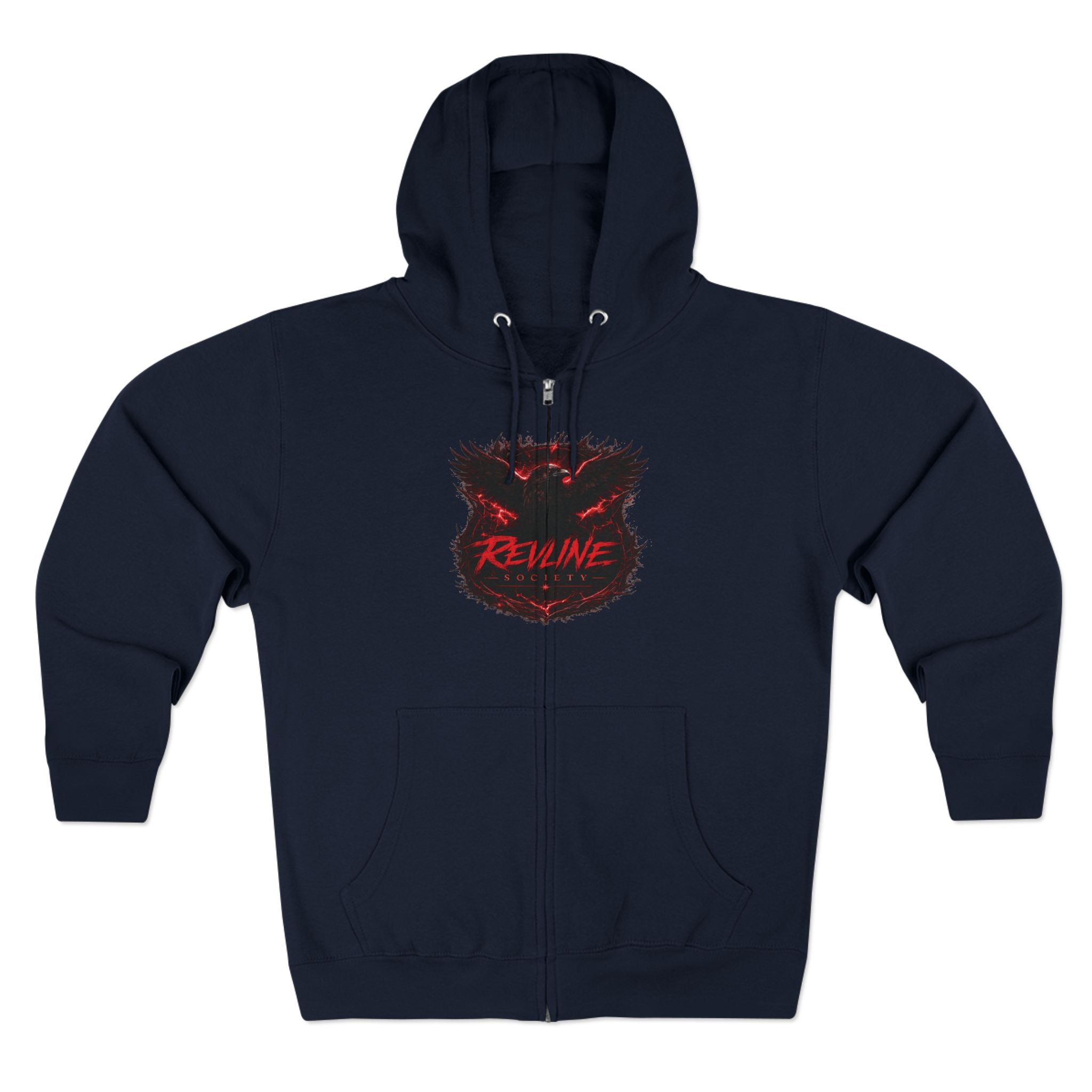 Revline Society "UNFAZD" Zip-Up Hoodie