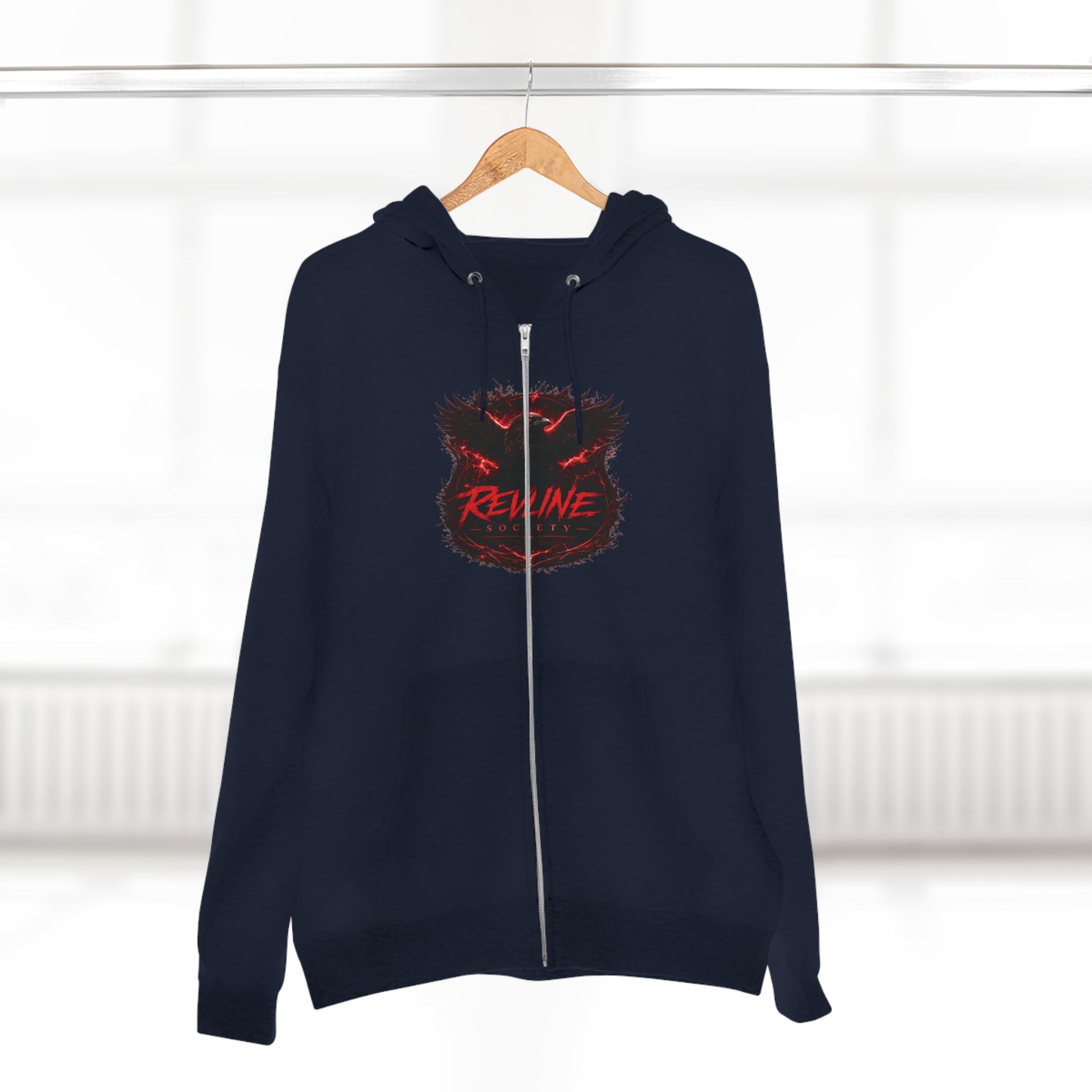 Revline Society "UNFAZD" Zip-Up Hoodie