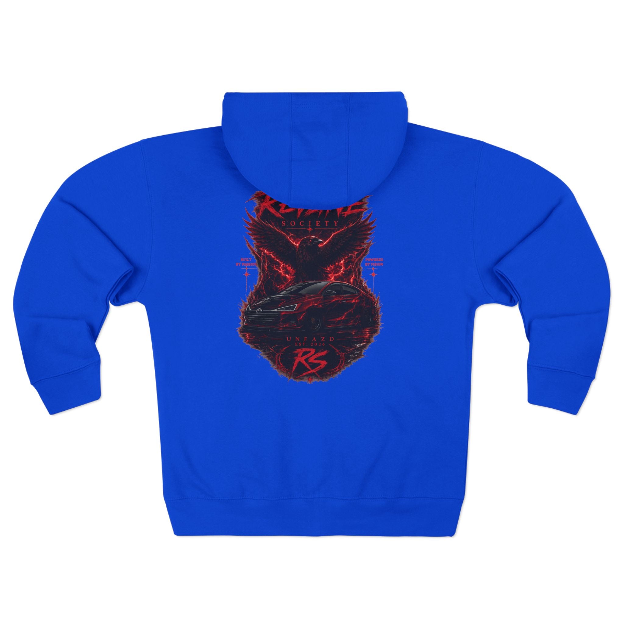 Revline Society "UNFAZD" Zip-Up Hoodie