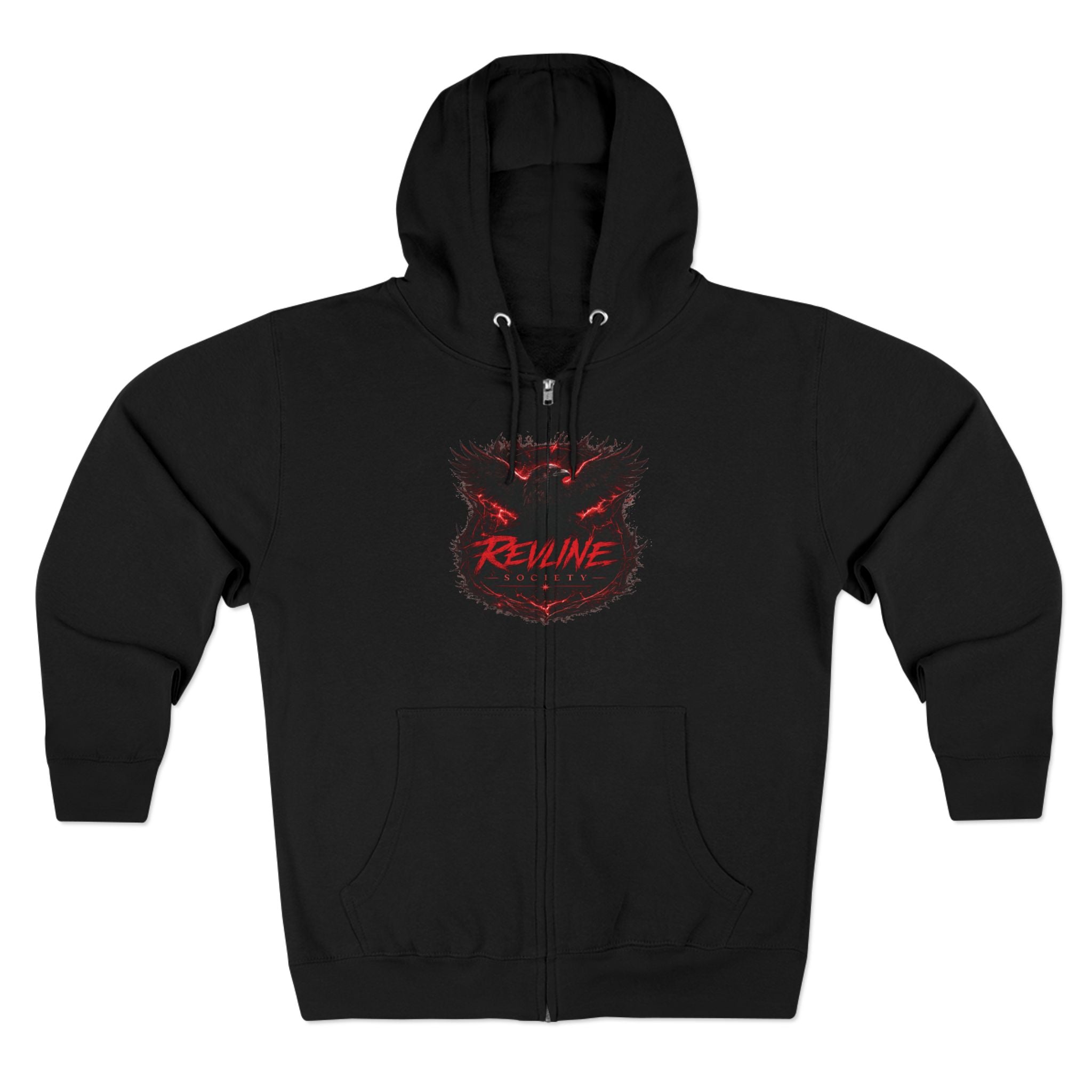 Revline Society "UNFAZD" Zip-Up Hoodie