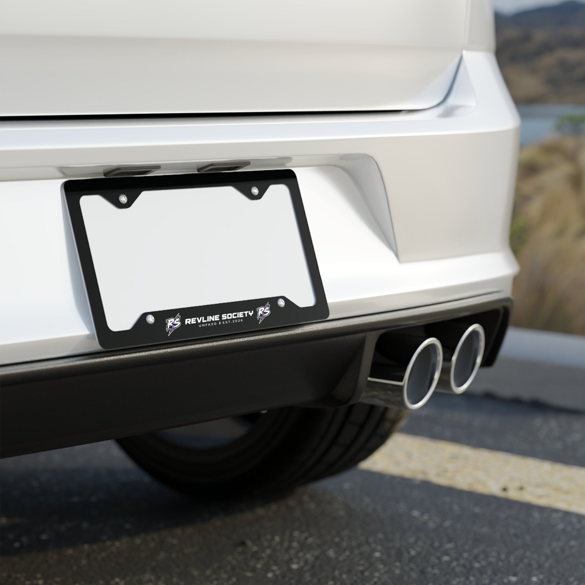Revline Society License Plate Frame