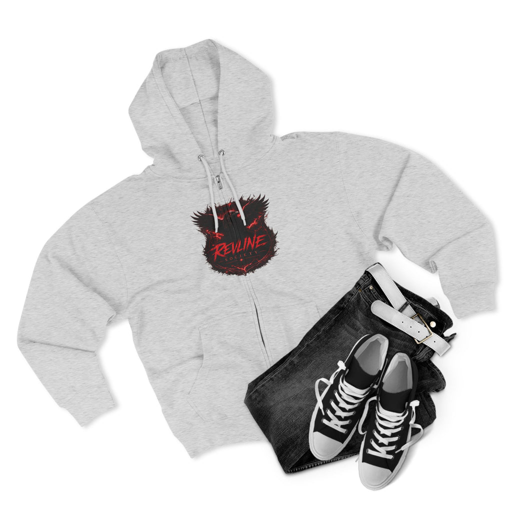 Revline Society "UNFAZD" Zip-Up Hoodie