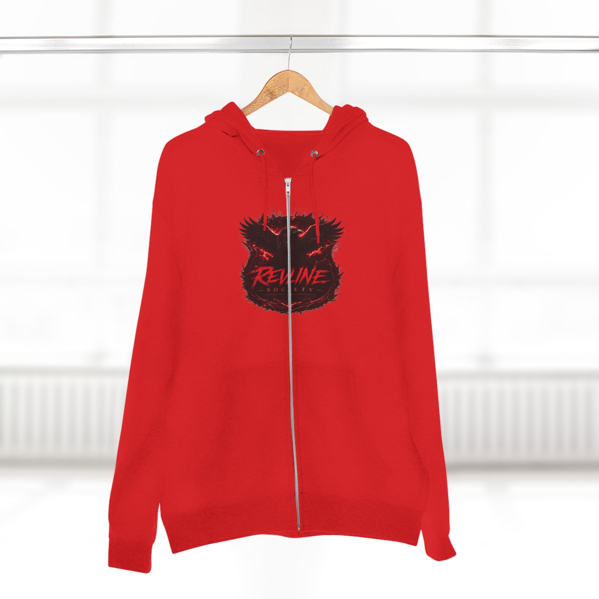 Revline Society "UNFAZD" Zip-Up Hoodie
