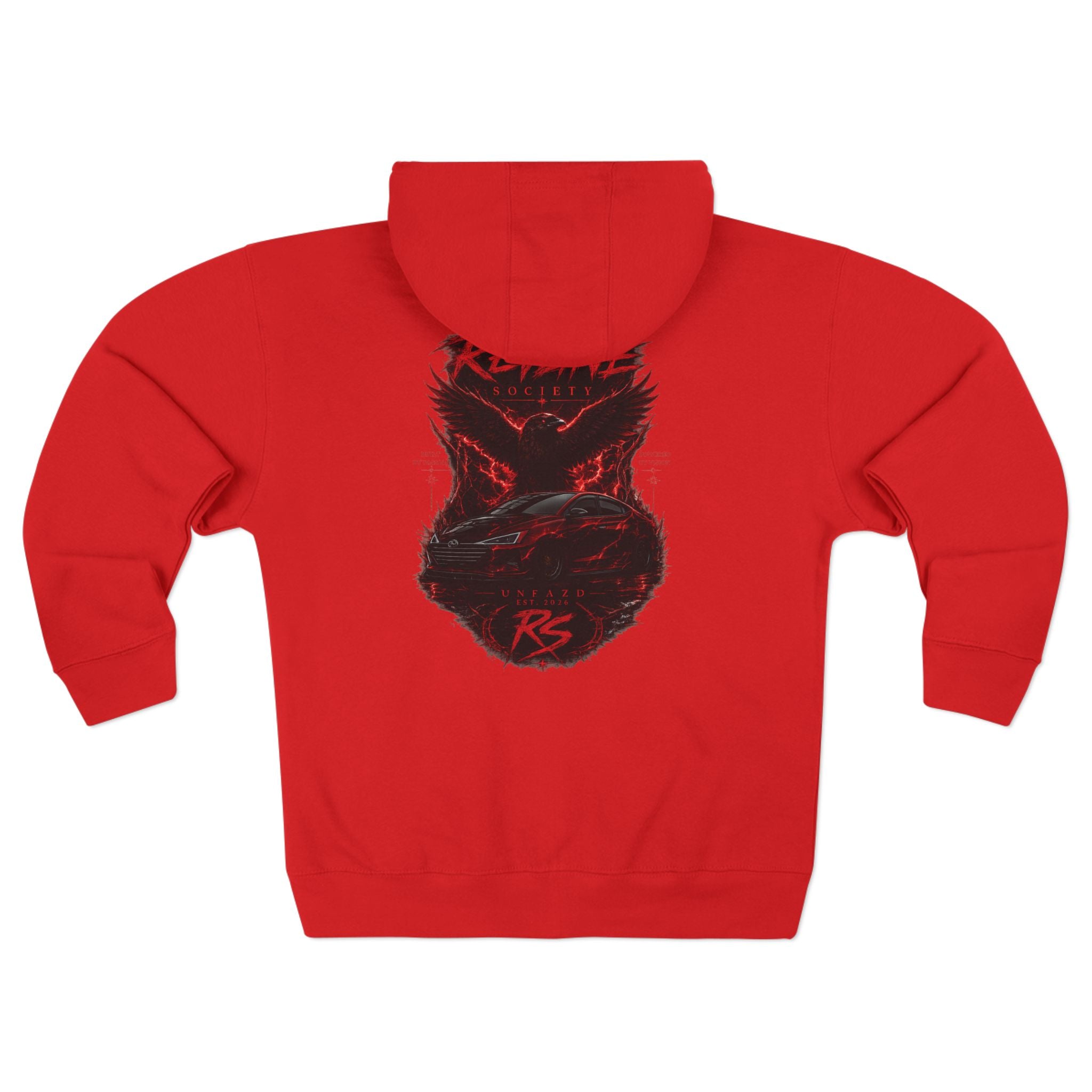 Revline Society "UNFAZD" Zip-Up Hoodie