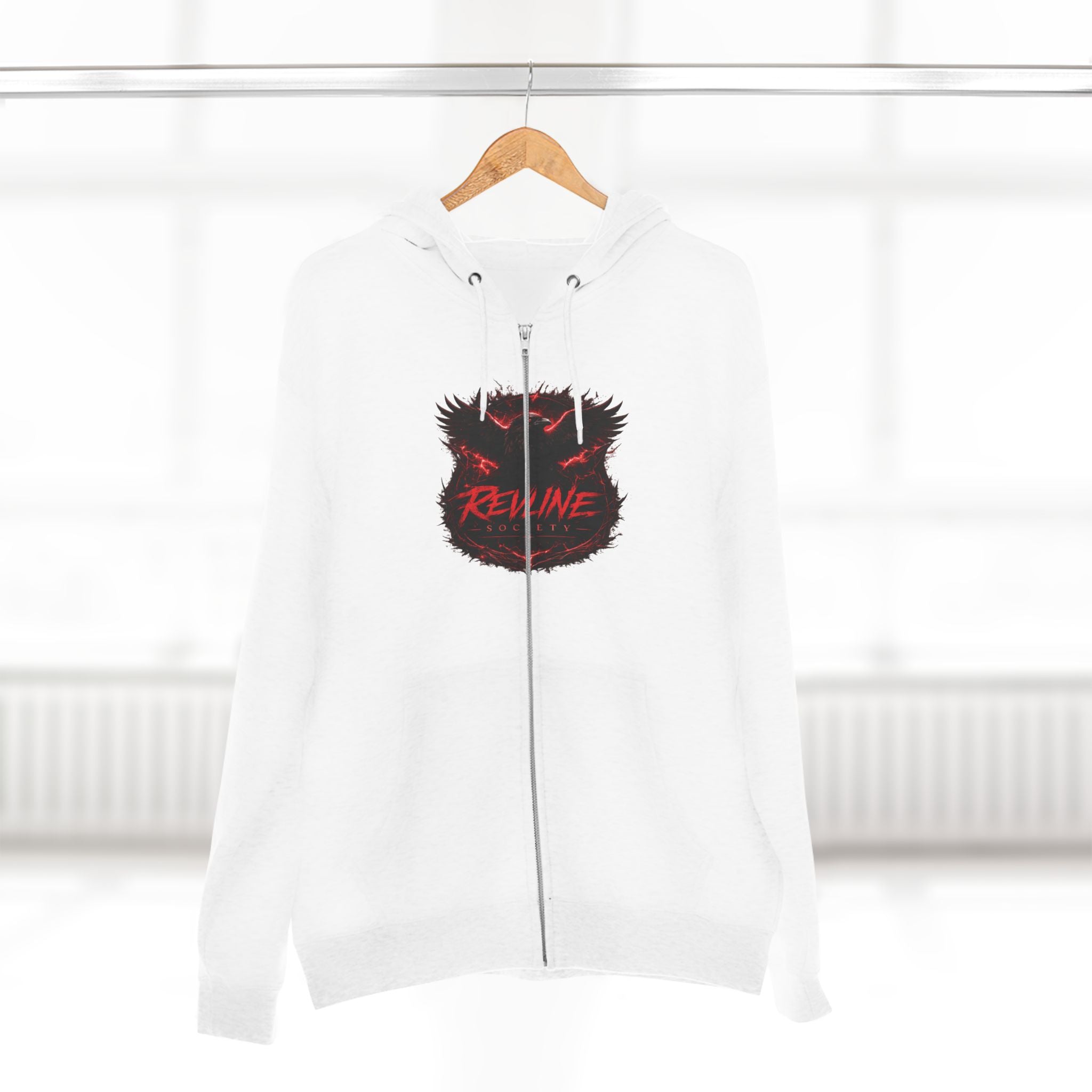 Revline Society "UNFAZD" Zip-Up Hoodie