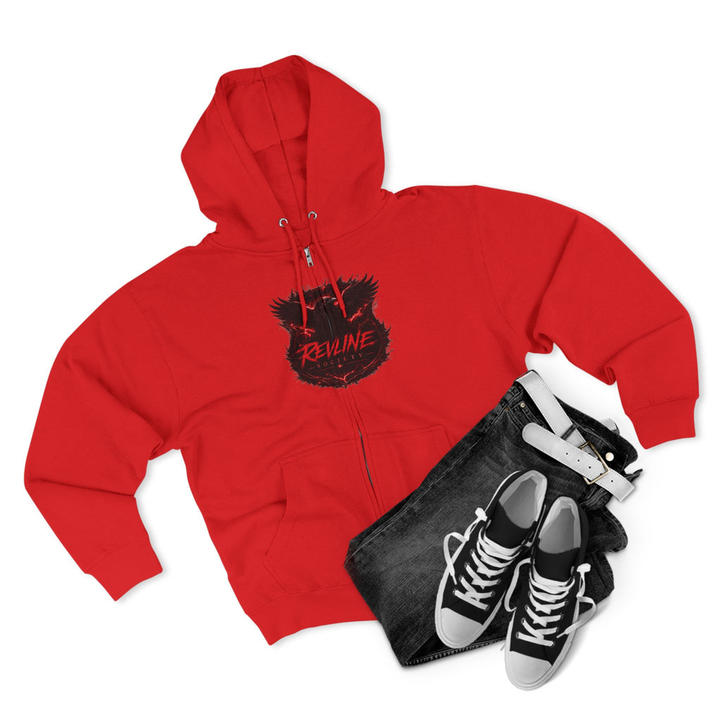 Revline Society "UNFAZD" Zip-Up Hoodie