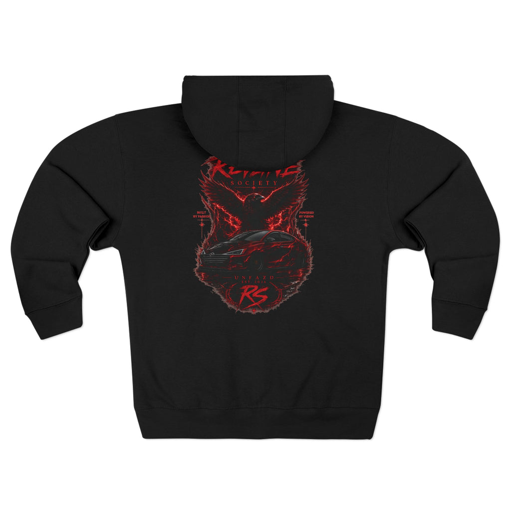 Revline Society "UNFAZD" Zip-Up Hoodie