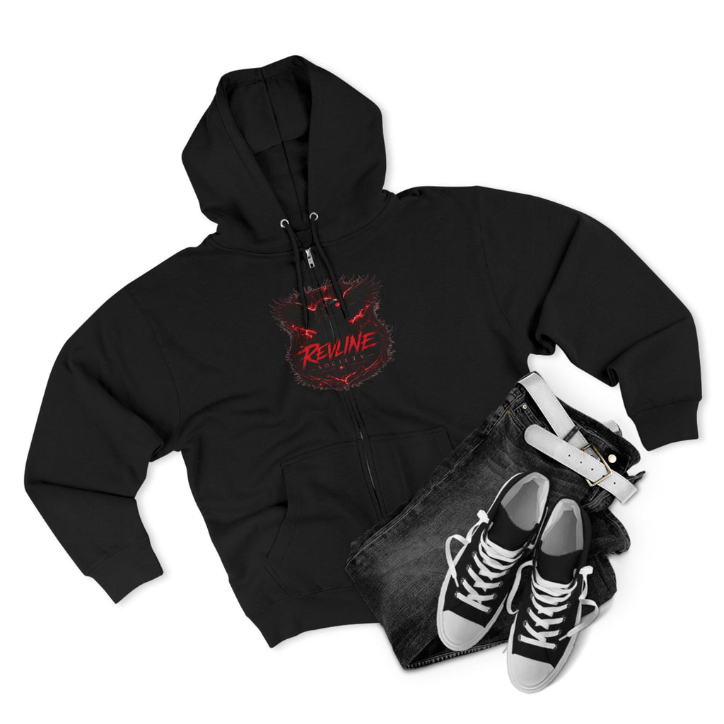 Revline Society "UNFAZD" Zip-Up Hoodie