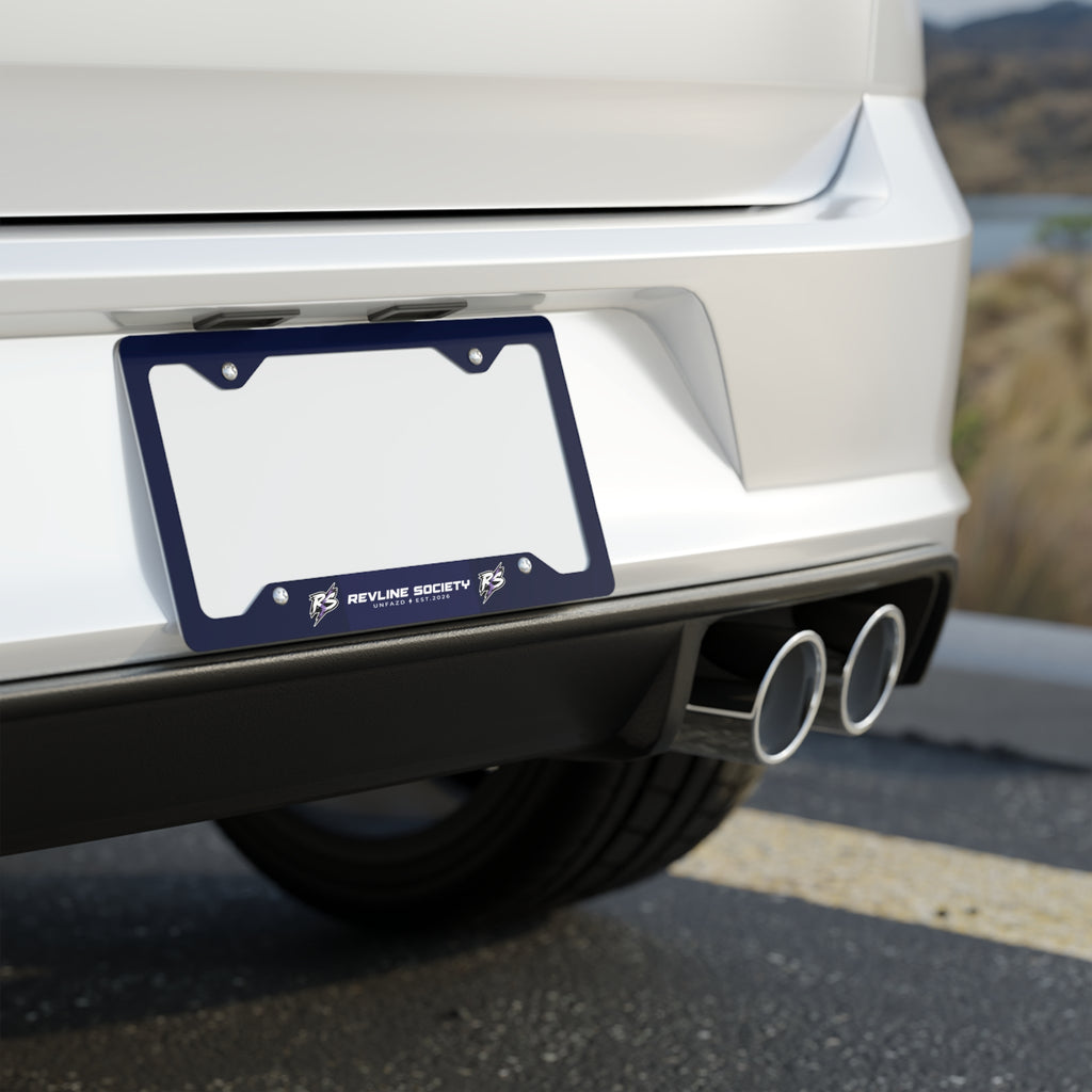 Revline Society Metal License Plate Frame