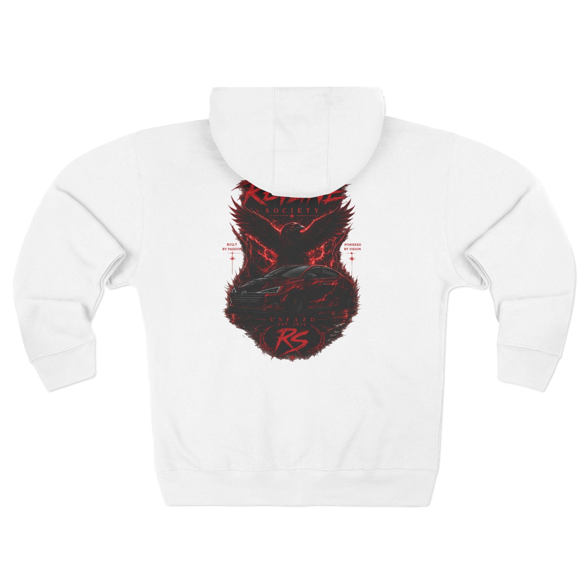 Revline Society "UNFAZD" Zip-Up Hoodie